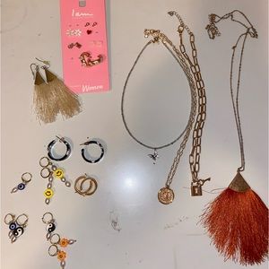 Various trendy jewelry
